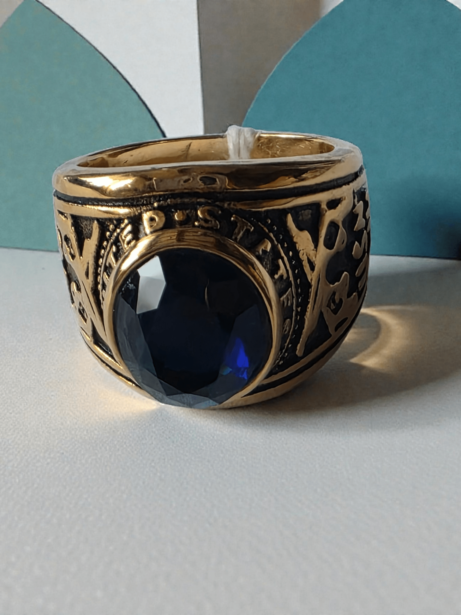 Chevalière united state acier inoxydable - Claudine Biker Shop